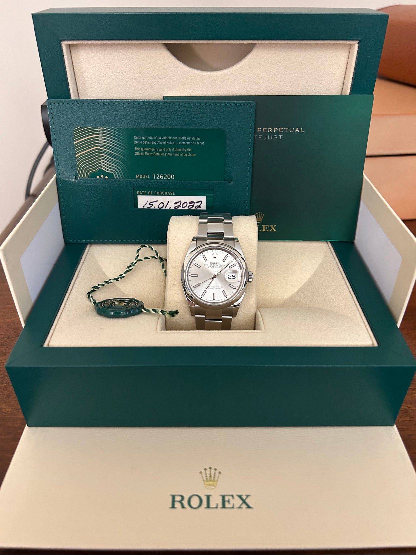 2022 Datejust 36mm ‘Silver Bullet’ Dial