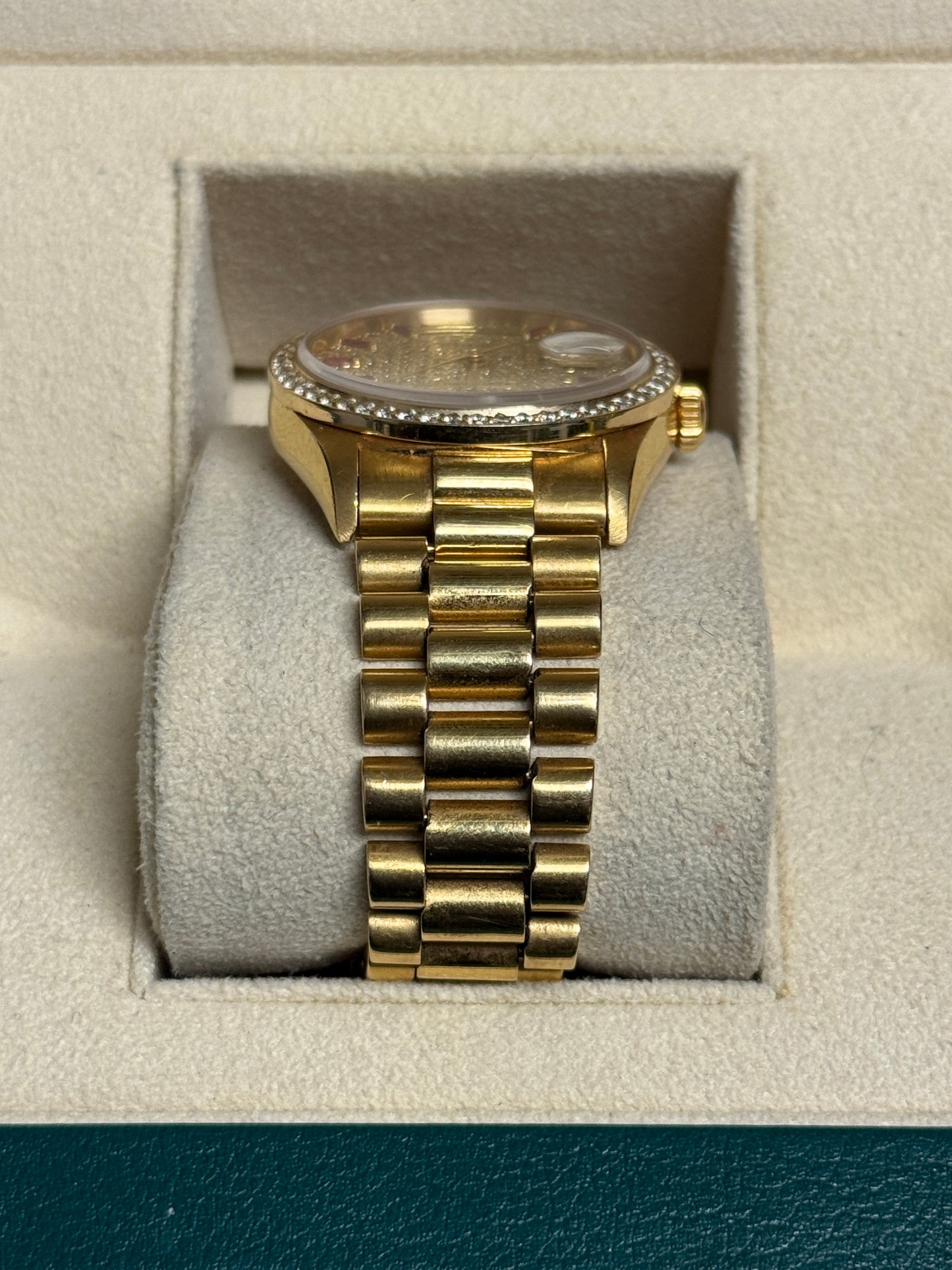 1990’s Rolex day date 36 diamond dial and bezel