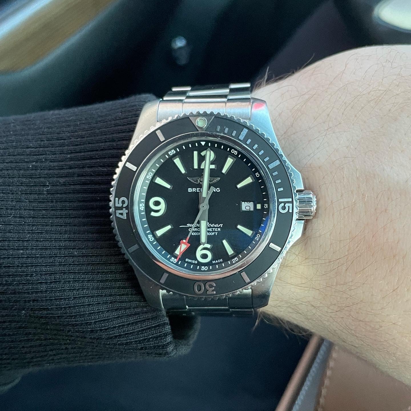 SOLD 2021 Breitling SuperOcean Black Dial