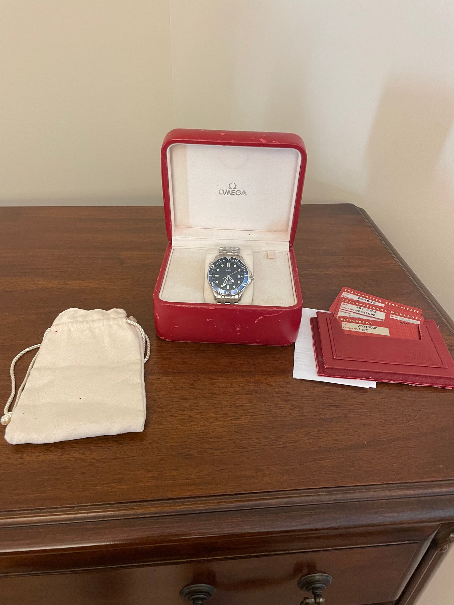 Omega Seamaster Professional James Bond Blue Wave Dial 2531.80