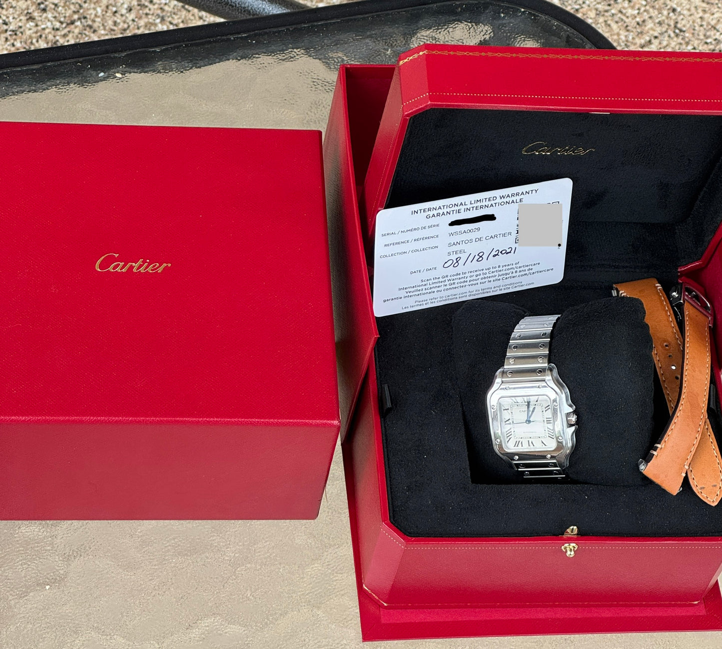 2021 Cartier Santos Medium WSSA0029