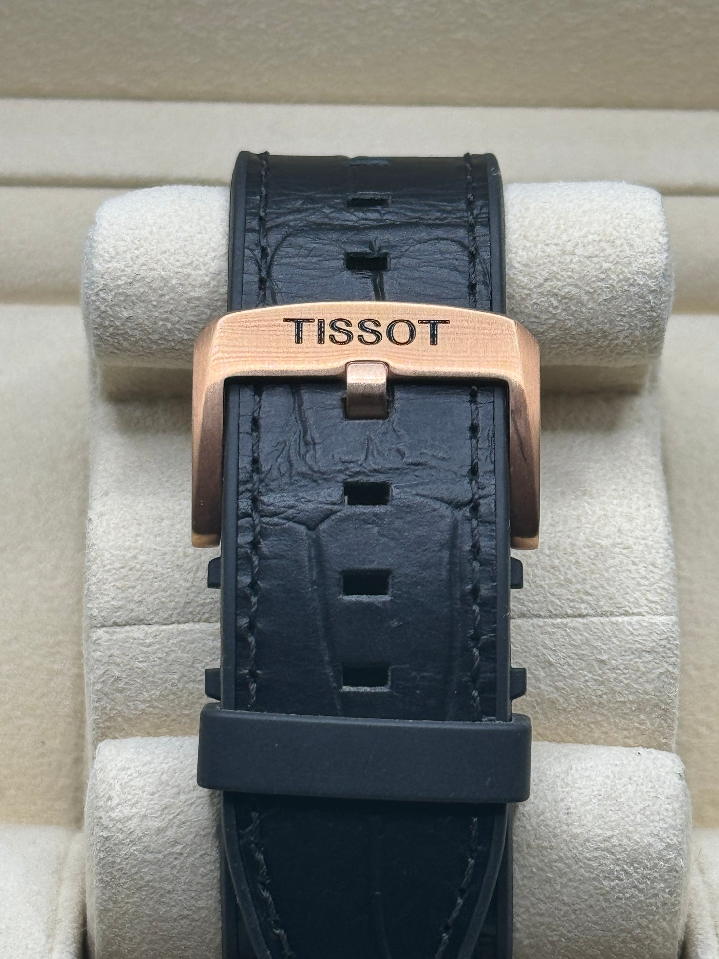 Tissot Chronograph Rose Gold Leather Band