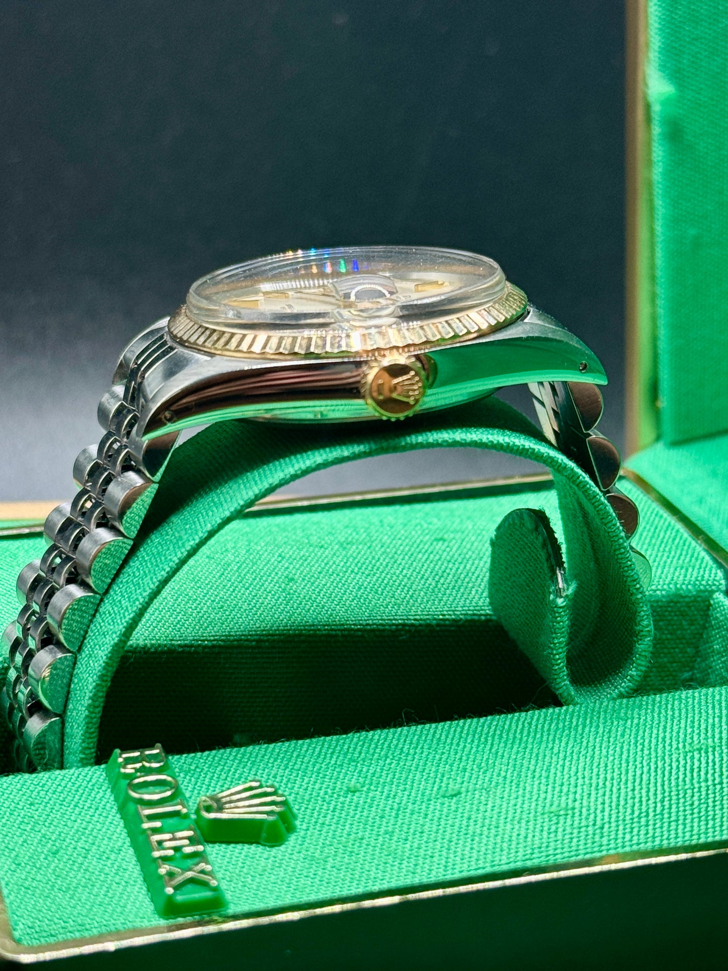 1983 Rolex Datejust 36 16013 18KT Yellow Gold Bezel