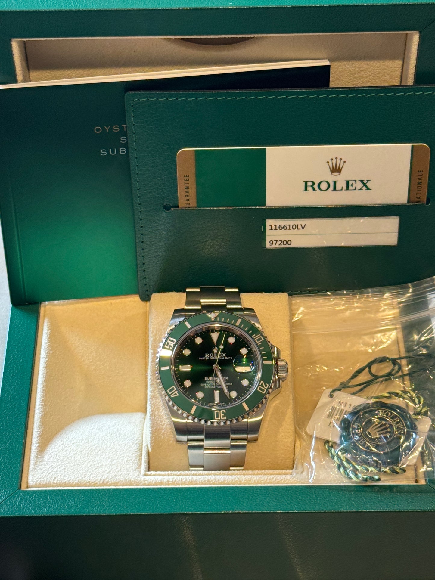 2016 Rolex Submariner “Hulk” 116610LV