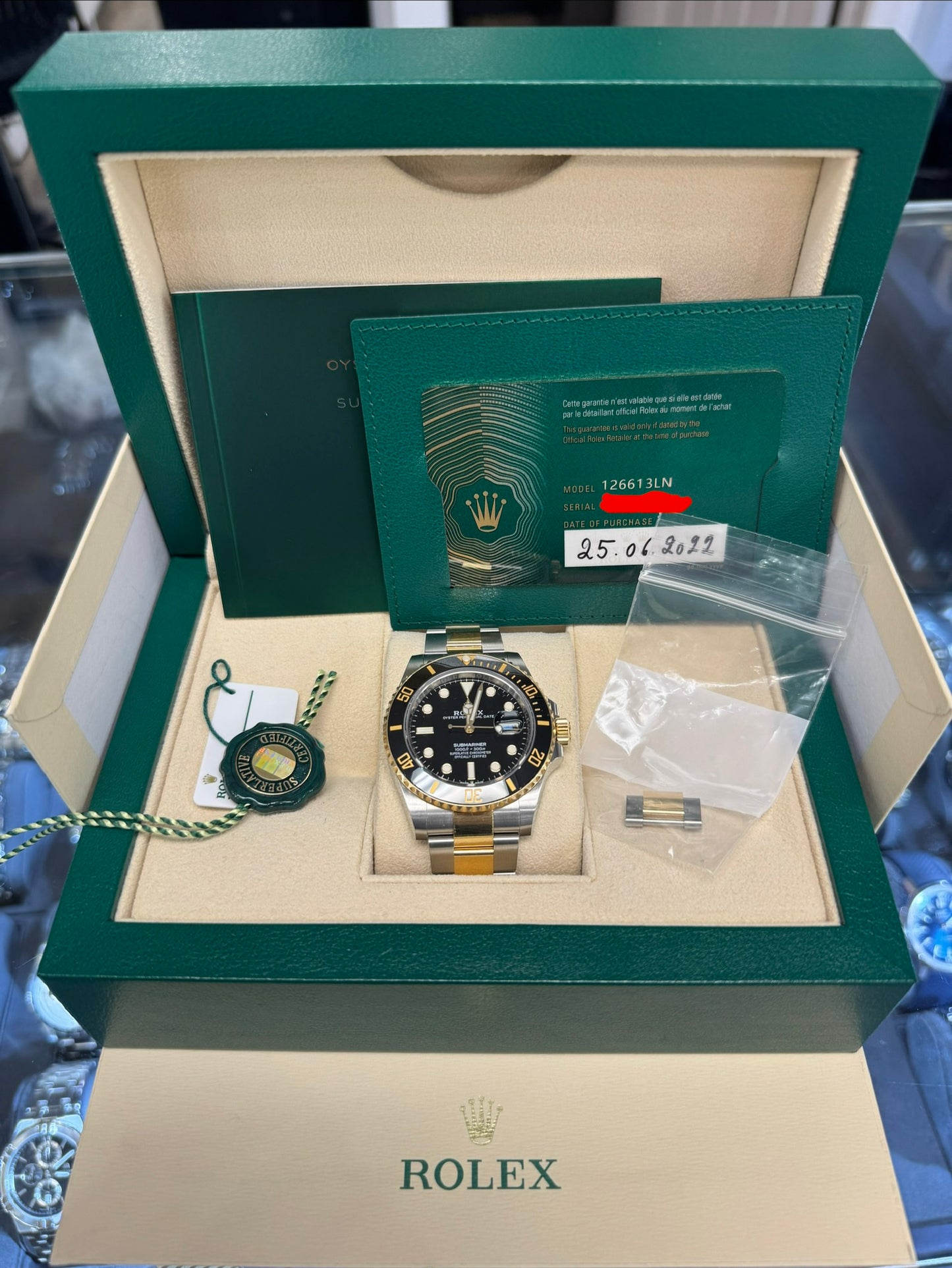 2022 Rolex Submariner Date Two-Tone 126613LN