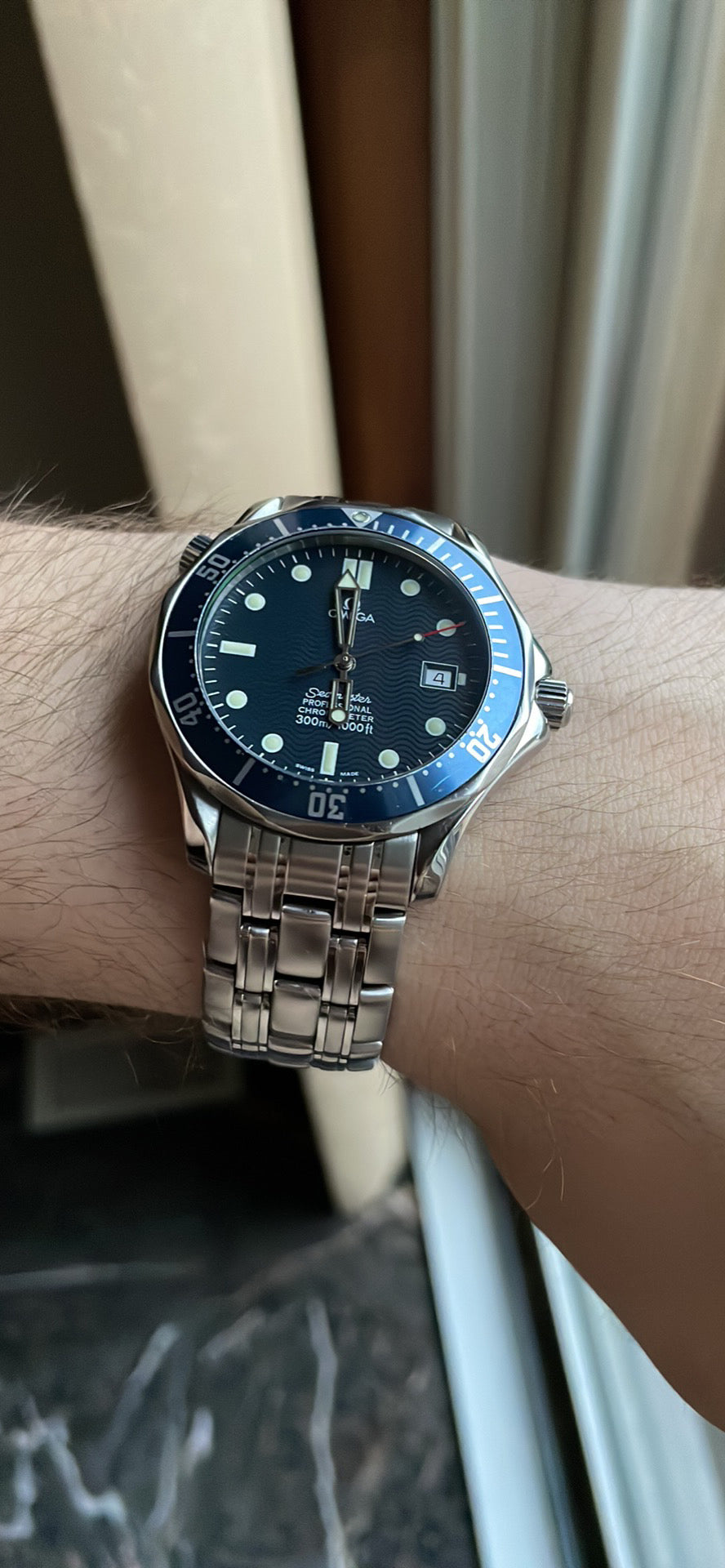 Omega Seamaster Professional James Bond Blue Wave Dial 2531.80