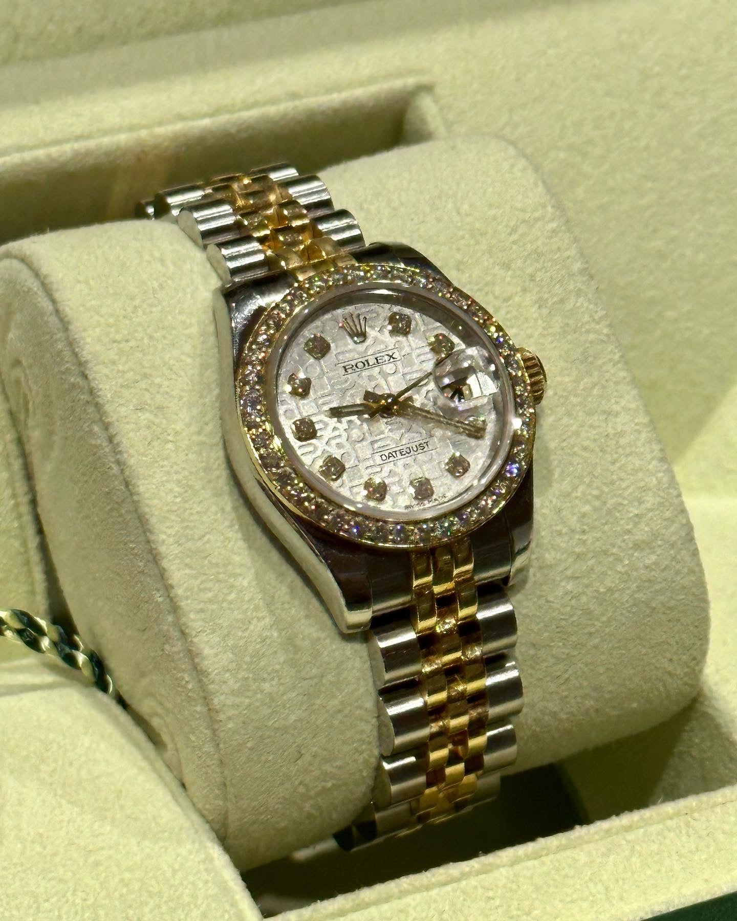 2009 Ladies Datejust 26mm 179173 Two Tone Computer Dial + Factory Diamond Bezel and Markers