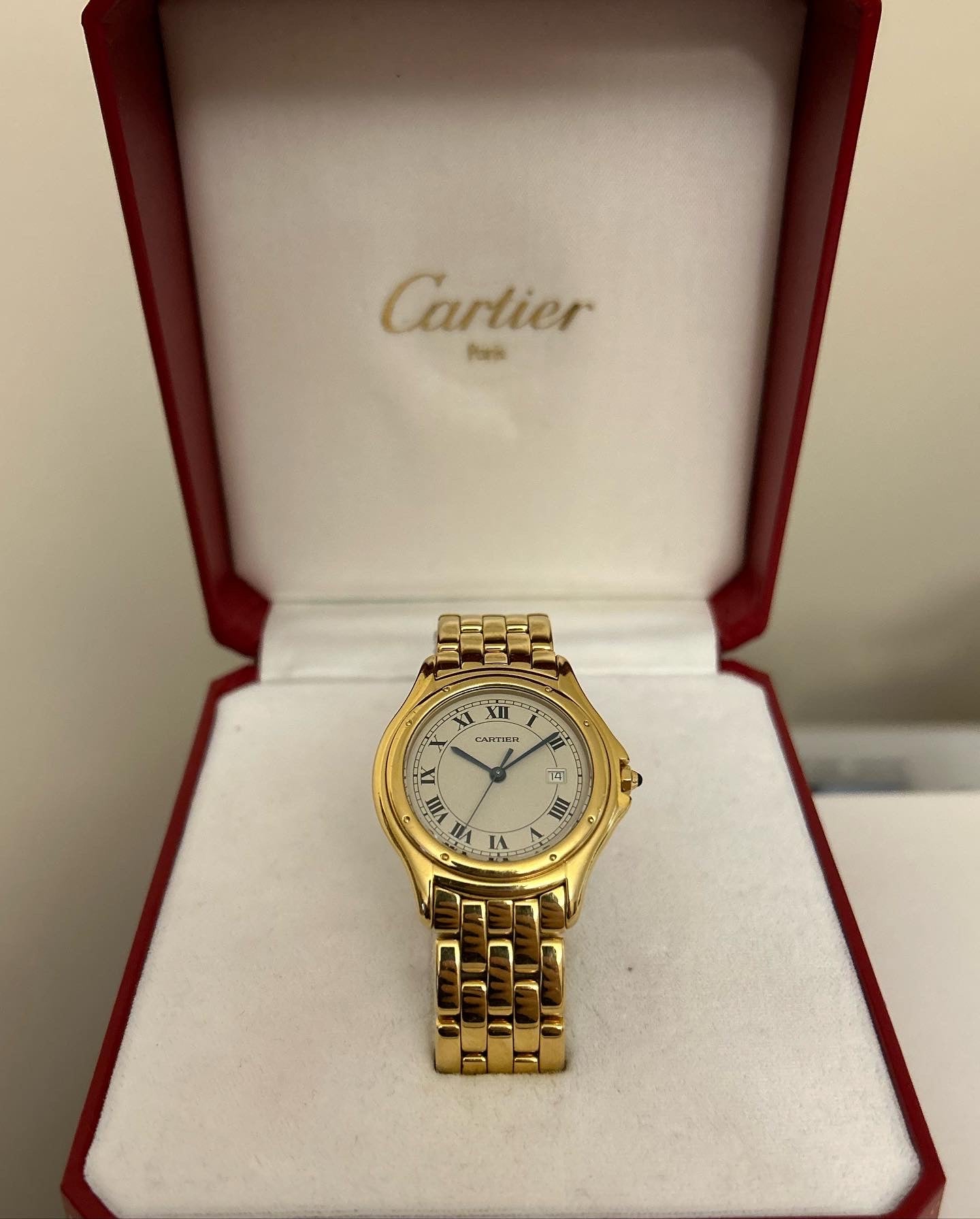 Solid 18KT Yellow Gold Cartier Panther Cougar