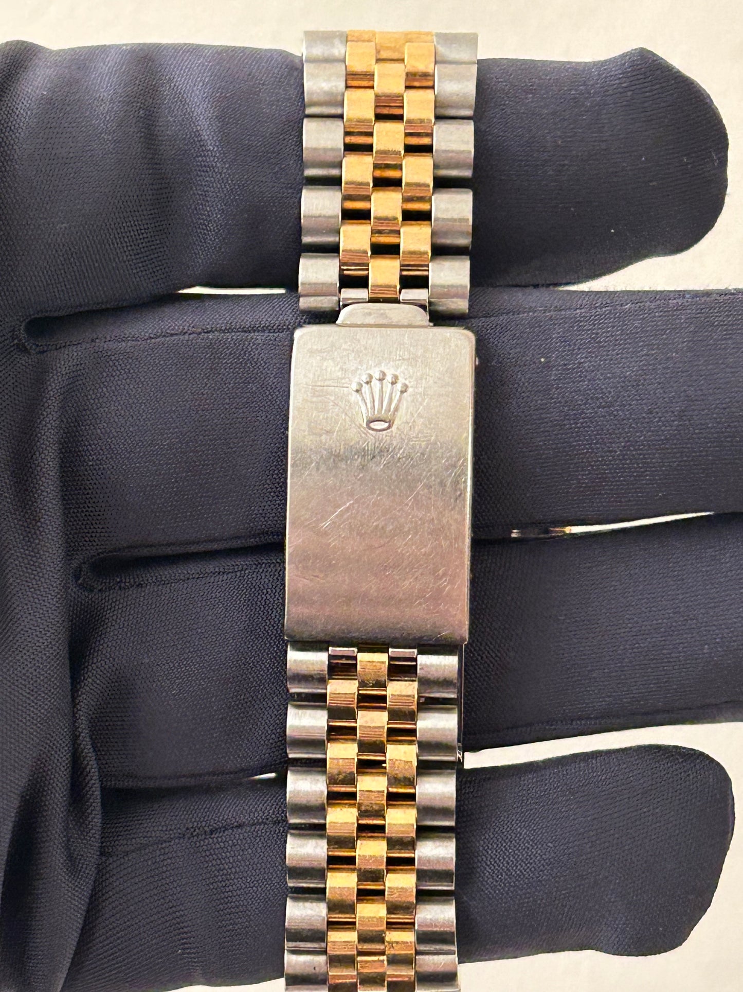 1988 Rolex Datejust Champagne Tapestry Dial Two-Tone Stainless Steel and 18KT Yellow Gold