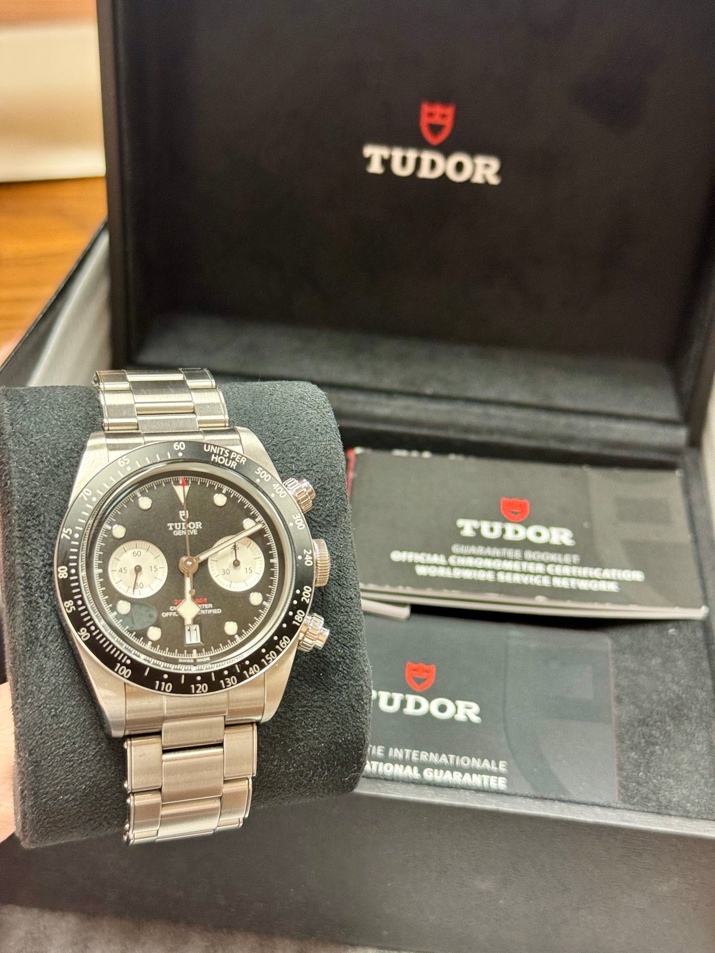 2022 Tudor Black Bay Chronograph Black Dial