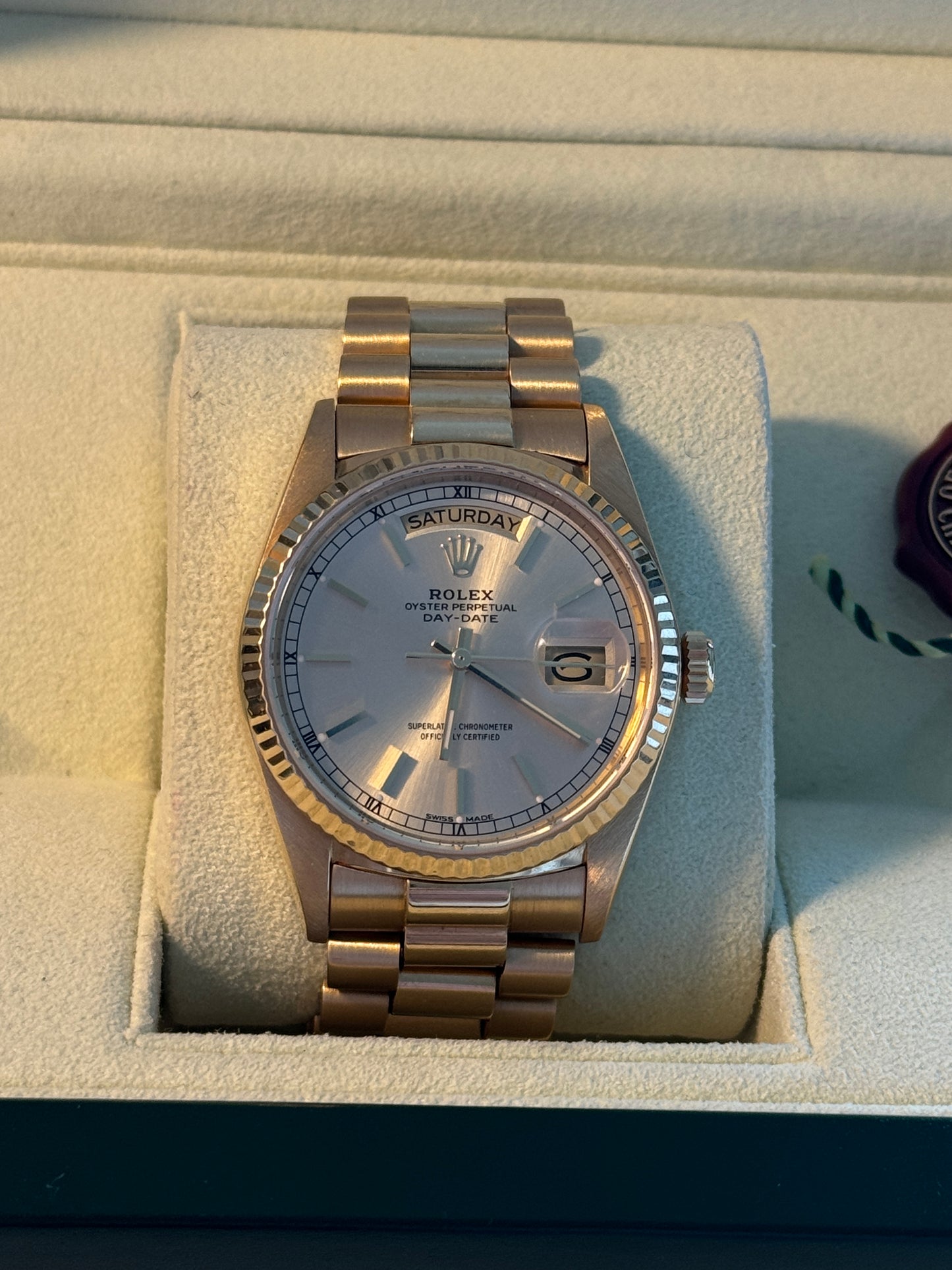 1988 Rolex Day-Date 18038 18KT Yellow Gold