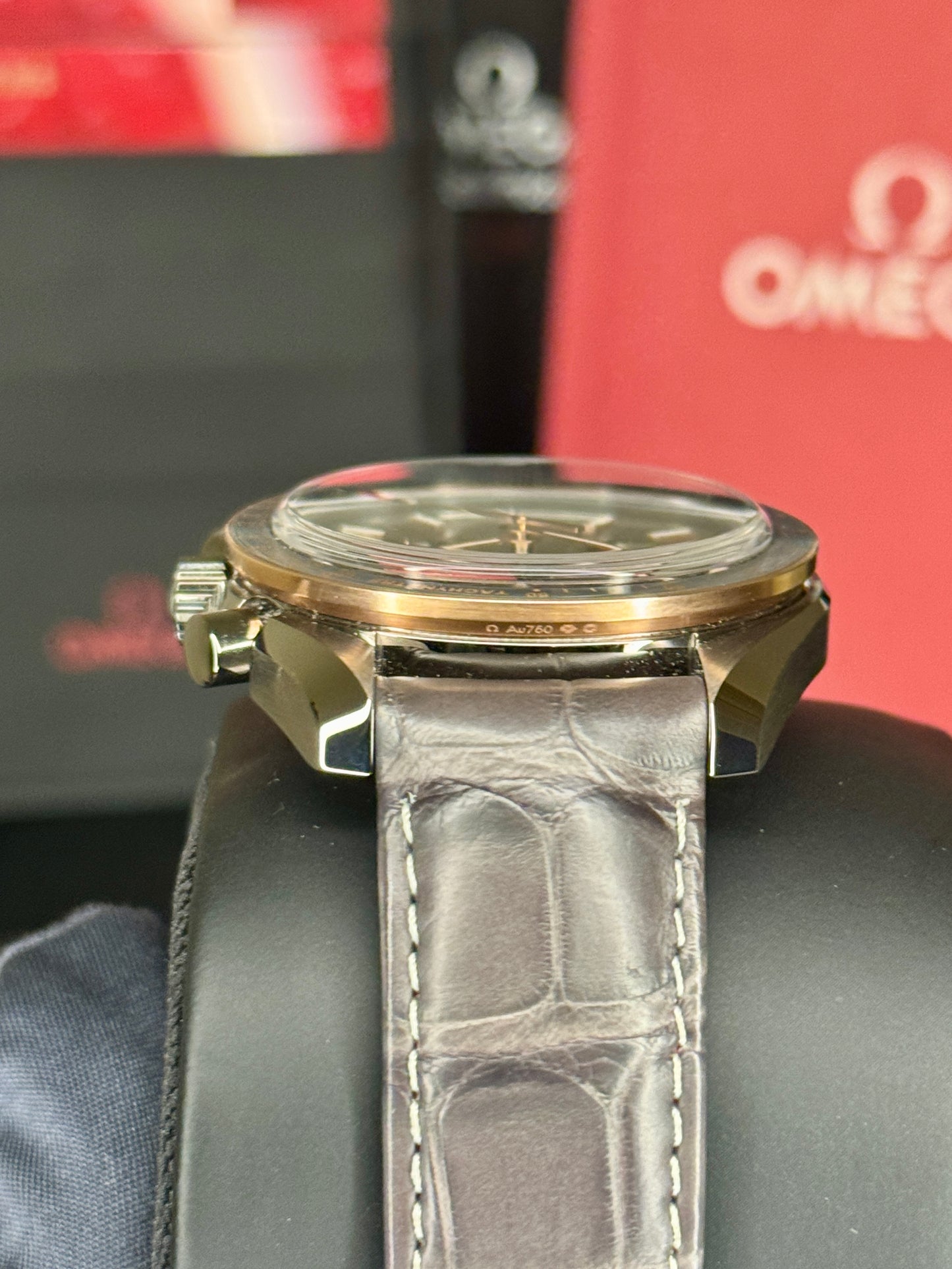 2021 Omega Speedmaster Grey Side of the Moon Meteorite Dial