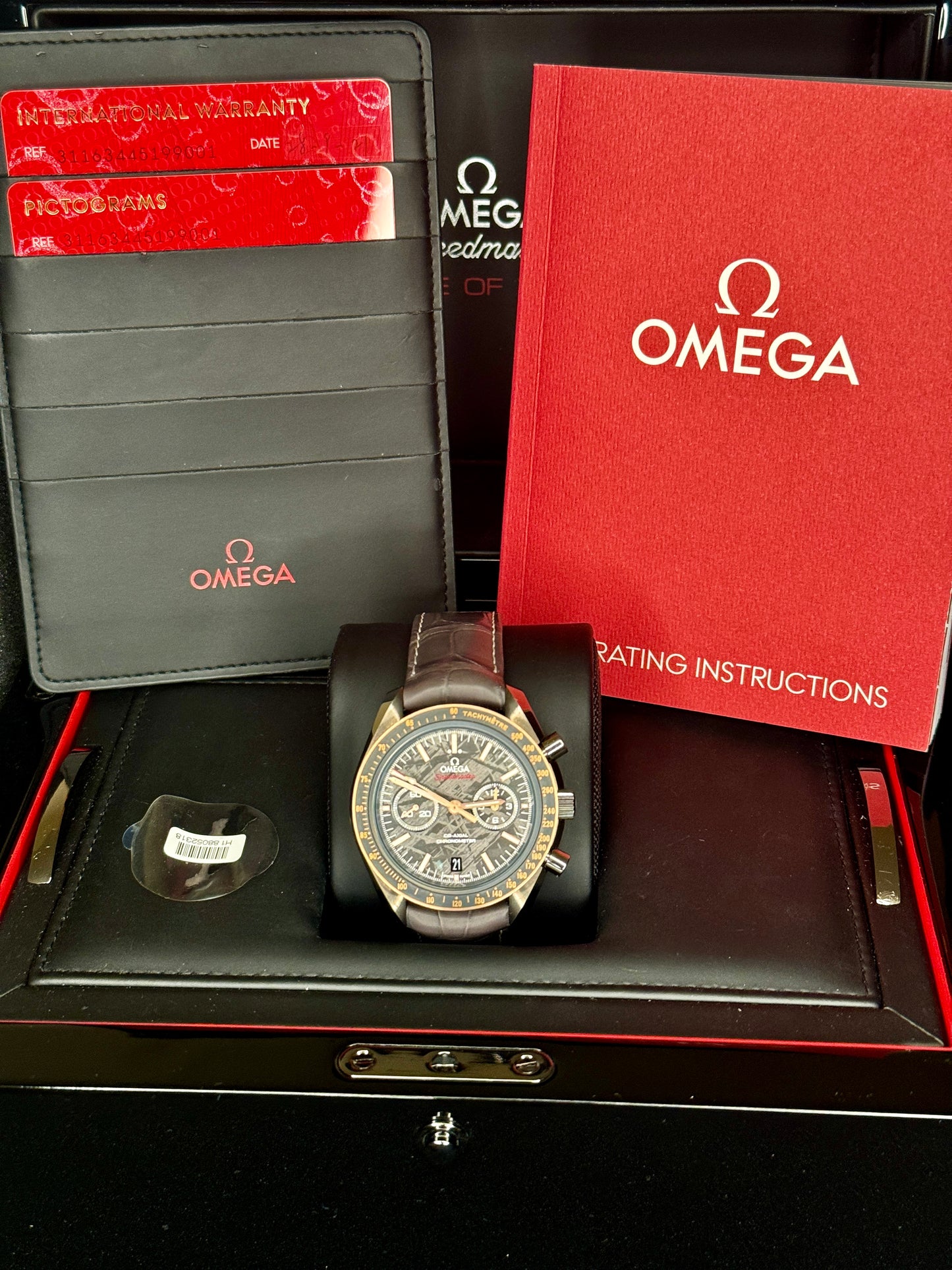 2021 Omega Speedmaster Grey Side of the Moon Meteorite Dial