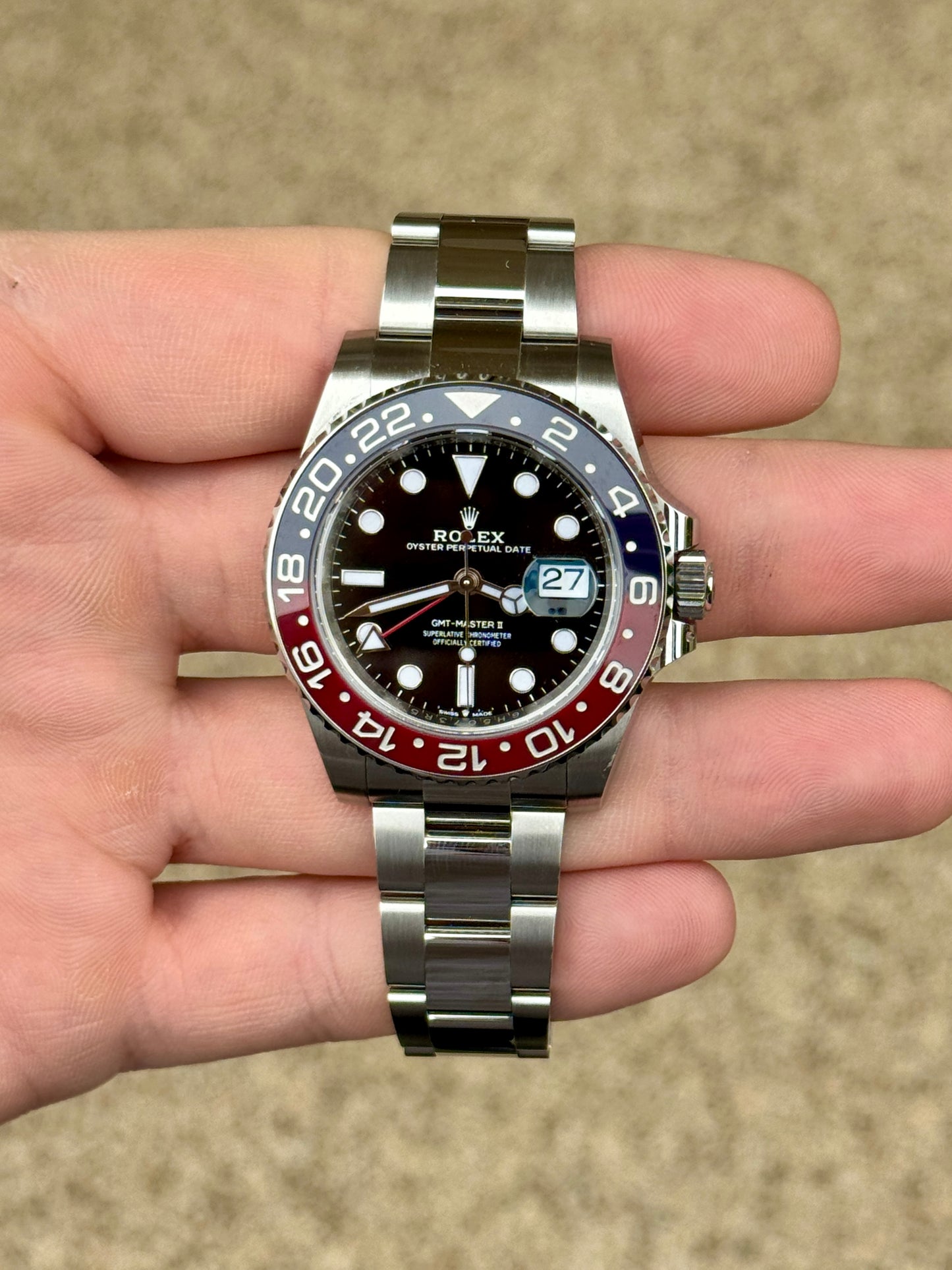 2021 Rolex GMT-Master ii “Pepsi” 126710blro