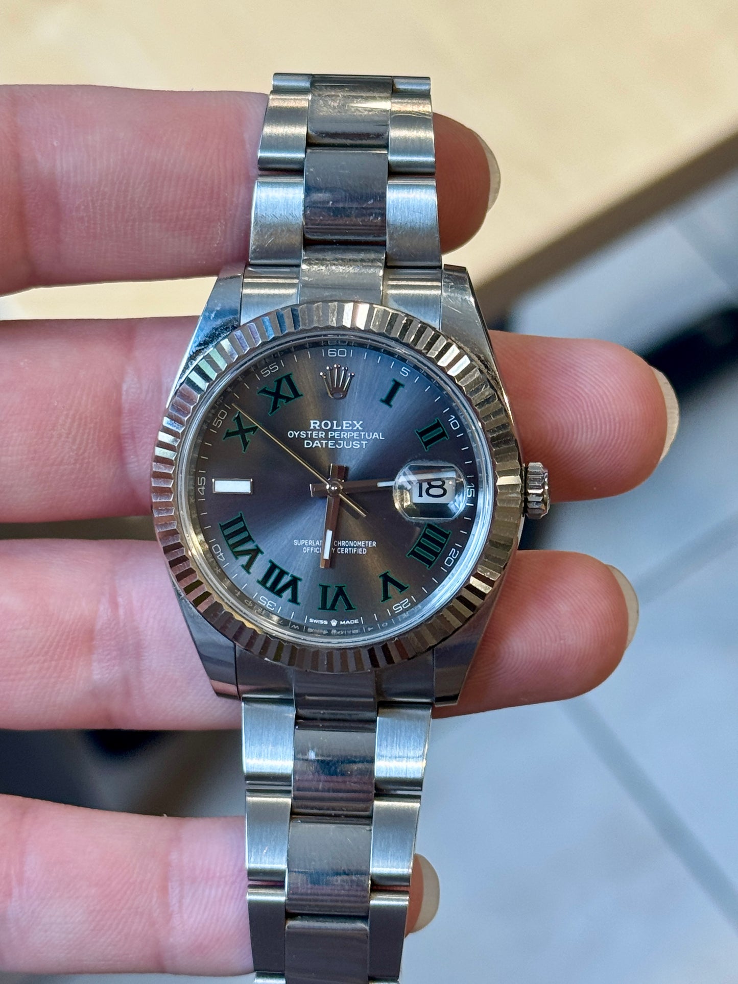 2021 Datejust 41 Wimbledon 126334