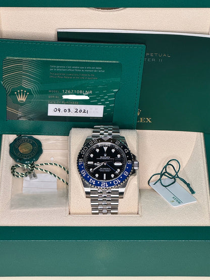 2021 Rolex GMT-Master ii 126710BLNR “Batgirl”