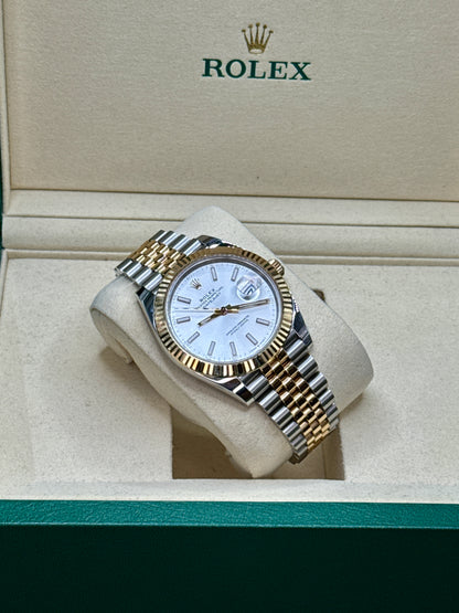 2025 Rolex Datejust 41 Two-Tone Silver Dial 126333