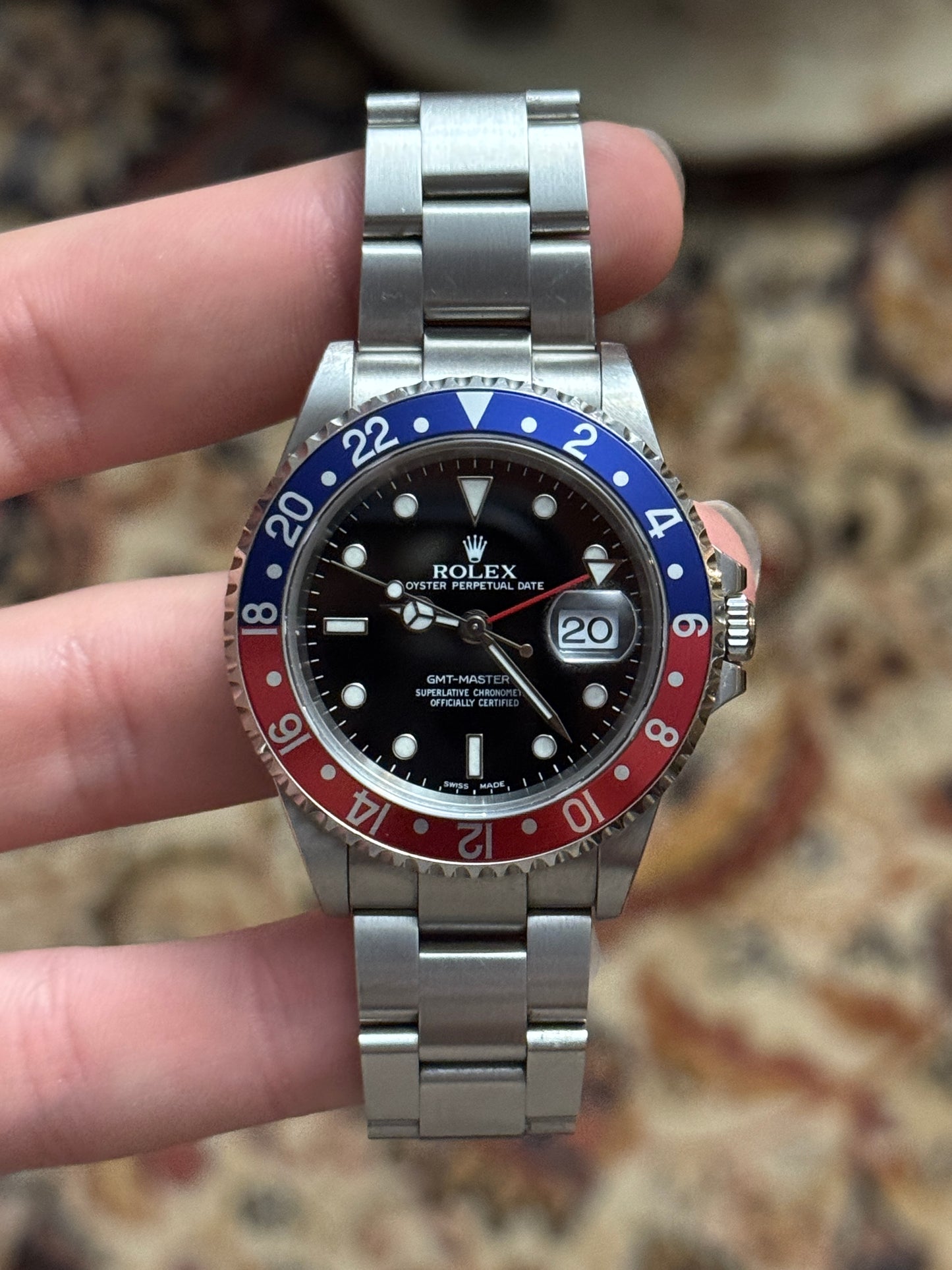 1999 Rolex GMT-Master ii “Pepsi” 16710