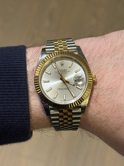 2025 Rolex Datejust 41 Two-Tone Silver Dial 126333