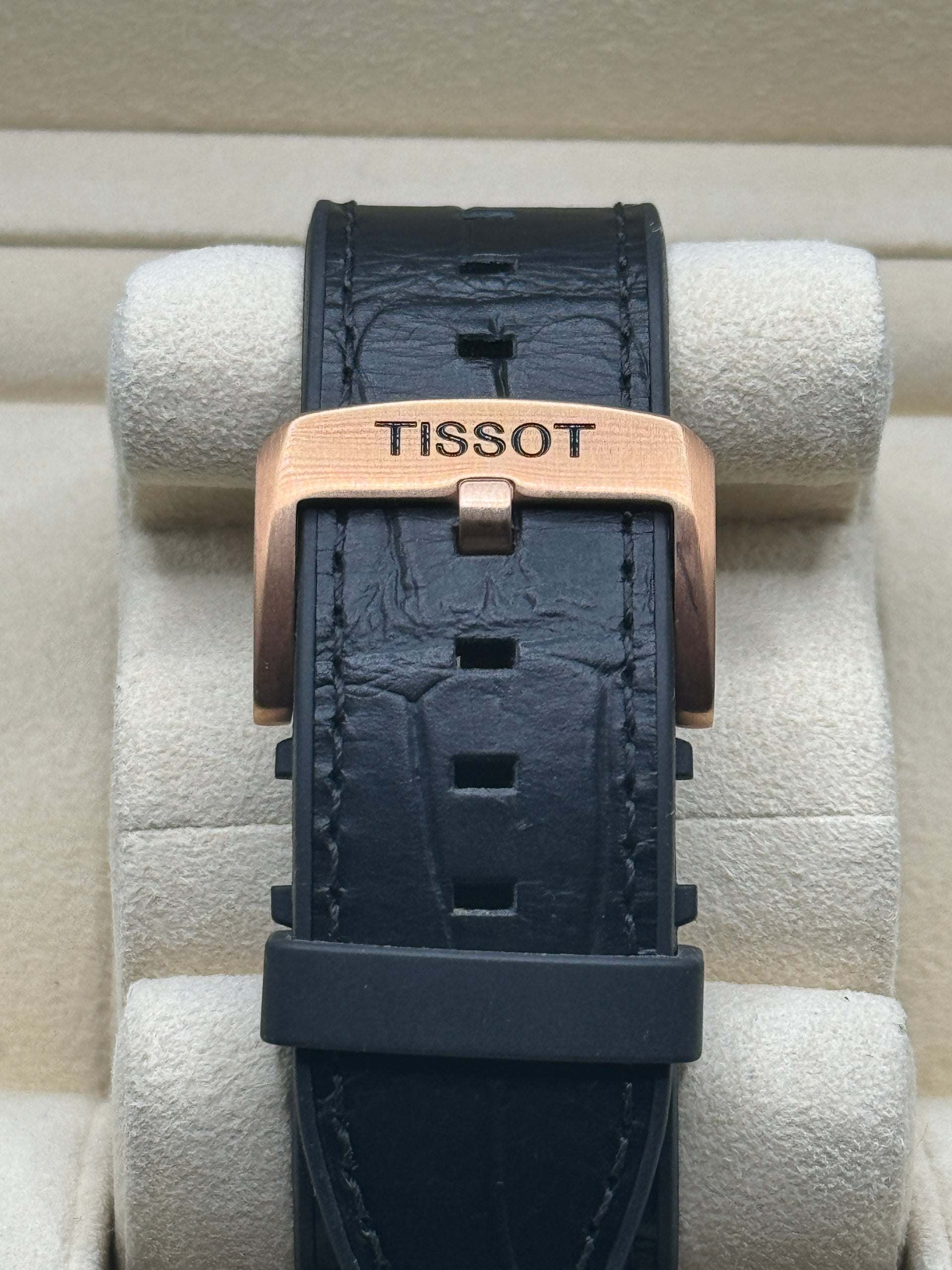 Tissot Chronograph Rose Gold Leather Band