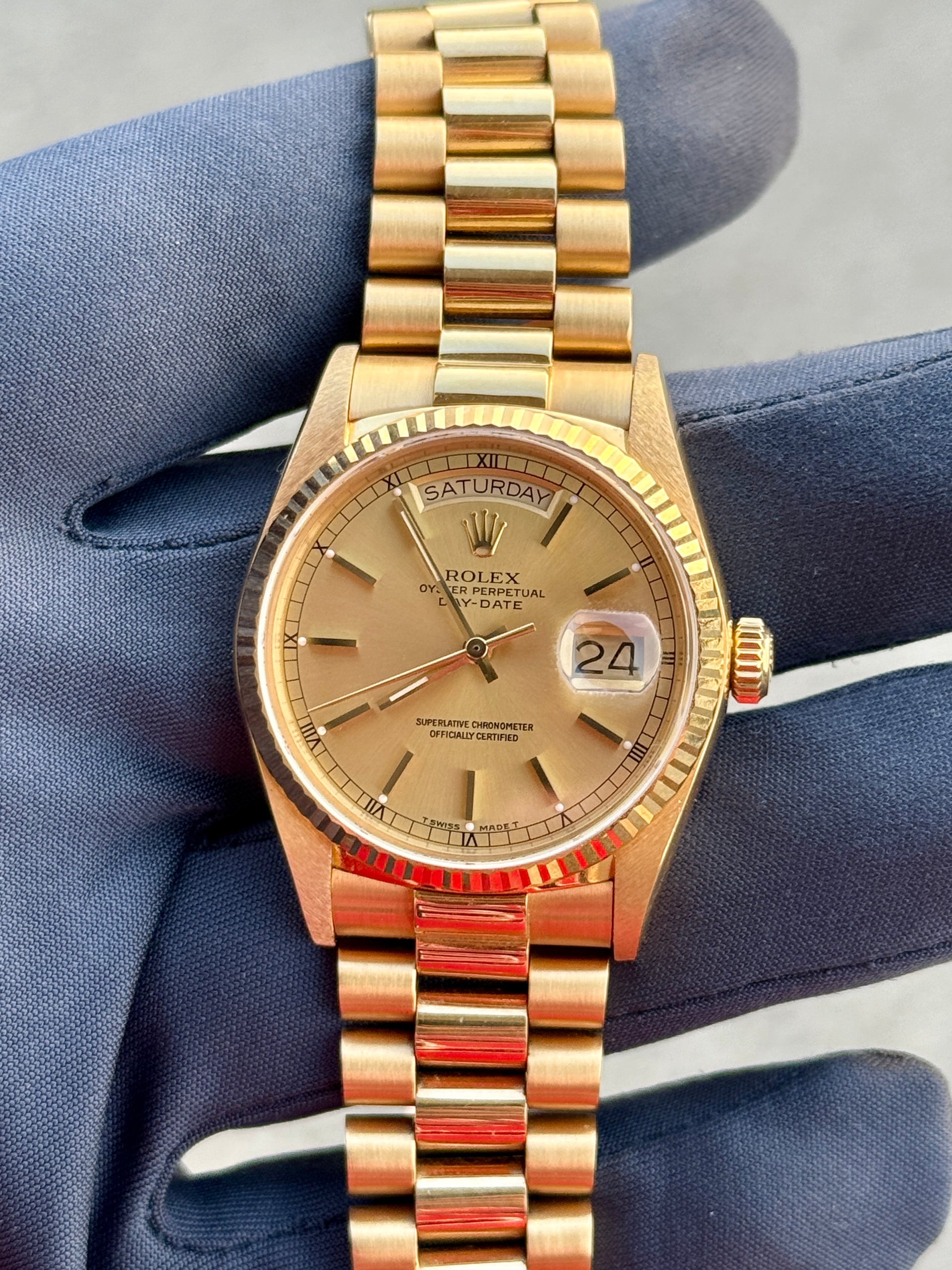 Rolex Day-Date 36 18KT Yellow Gold 18038