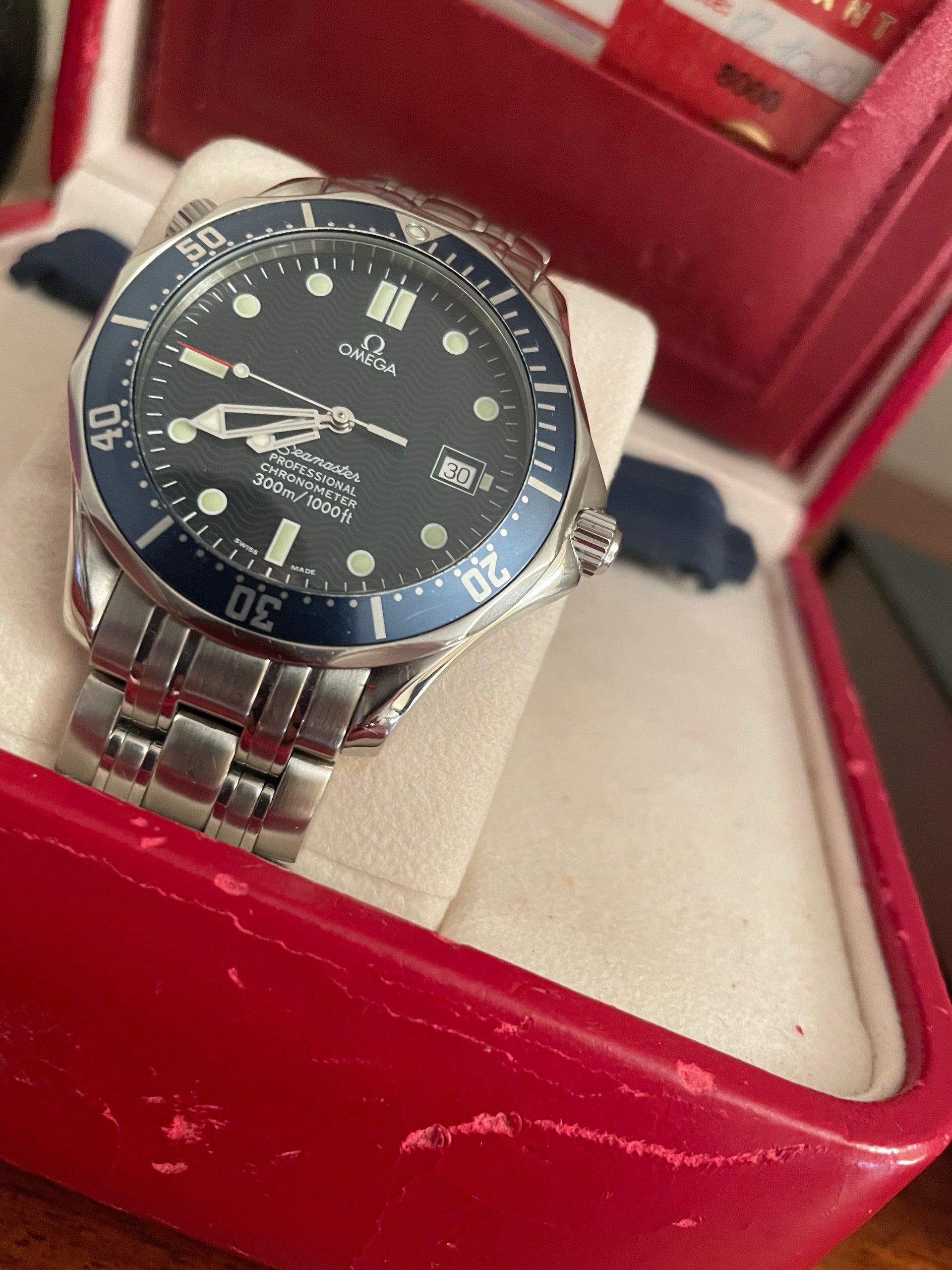 Omega Seamaster Professional James Bond Blue Wave Dial 2531.80