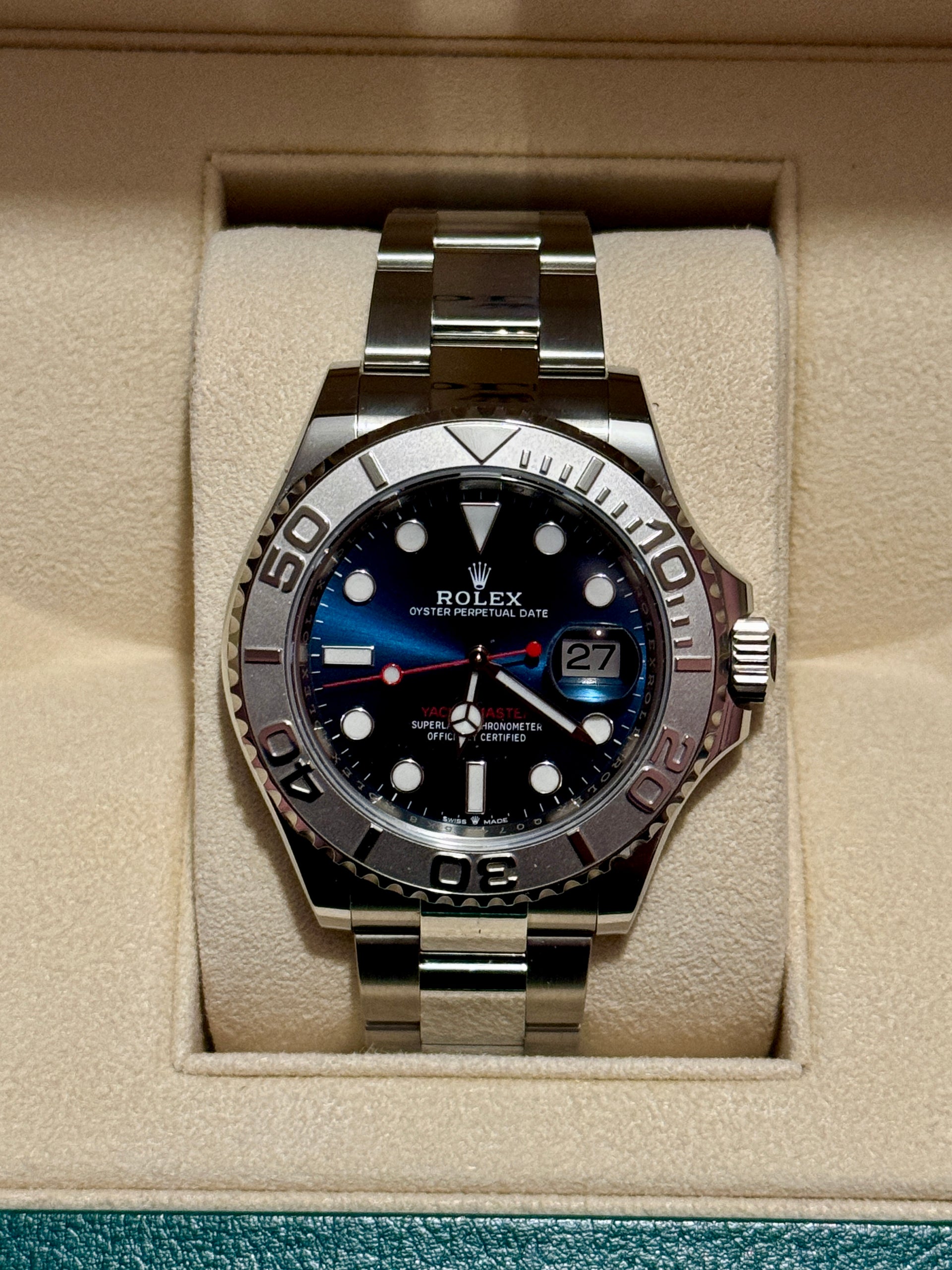 2021 Rolex Yachtmaster 40 Blue Dial 126622