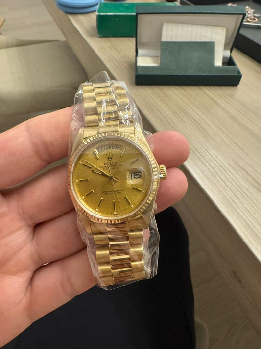 Rolex Day-Date 36mm champagne dial 18038