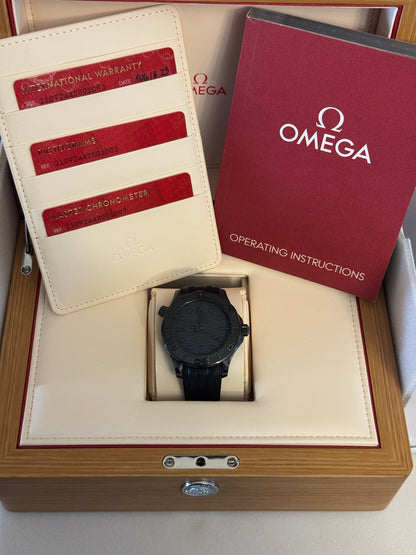 2023 Omega Seamaster Black Black Ceramic