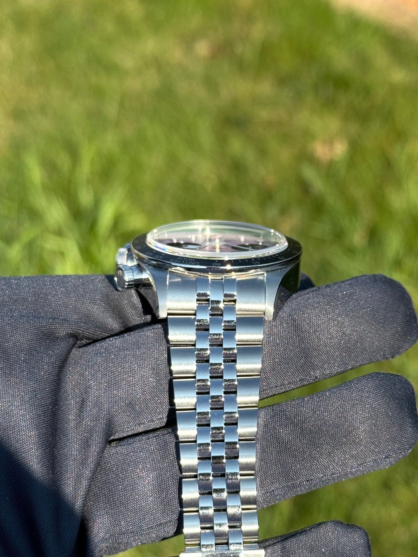 TUDOR Black Bay Chronograph 79360N stainless steel lugs