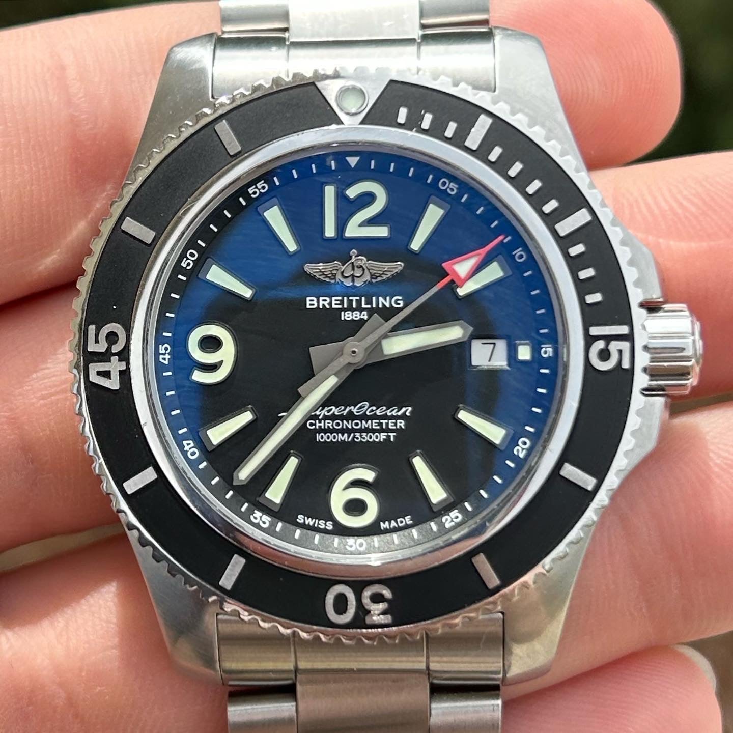 SOLD 2021 Breitling SuperOcean Black Dial