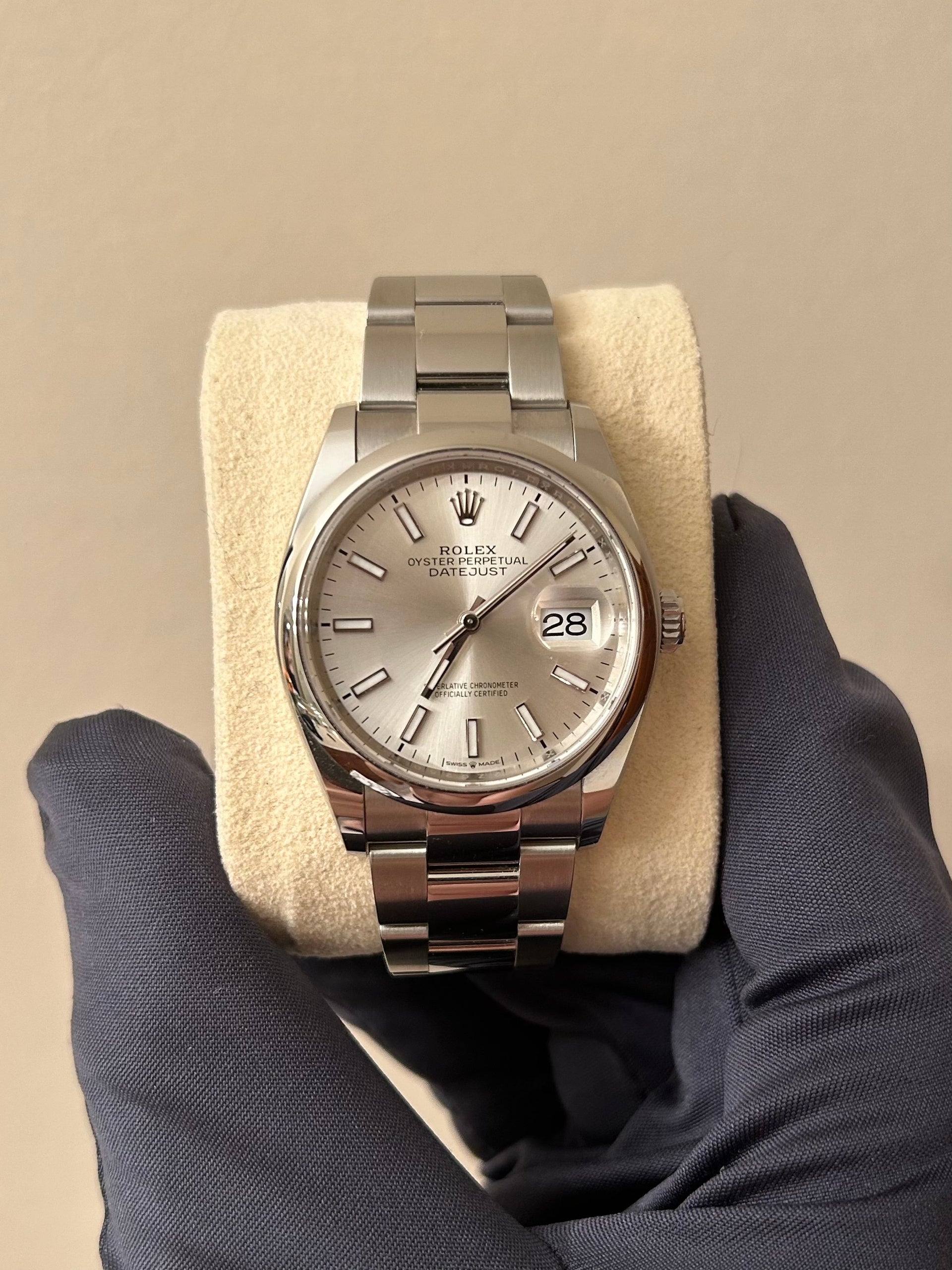 2022 Datejust 36mm ‘Silver Bullet’ Dial