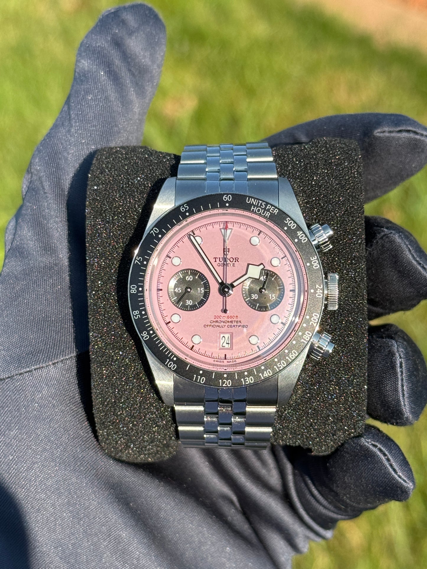 TUDOR Black Bay Chronograph 79360N stainless dial 