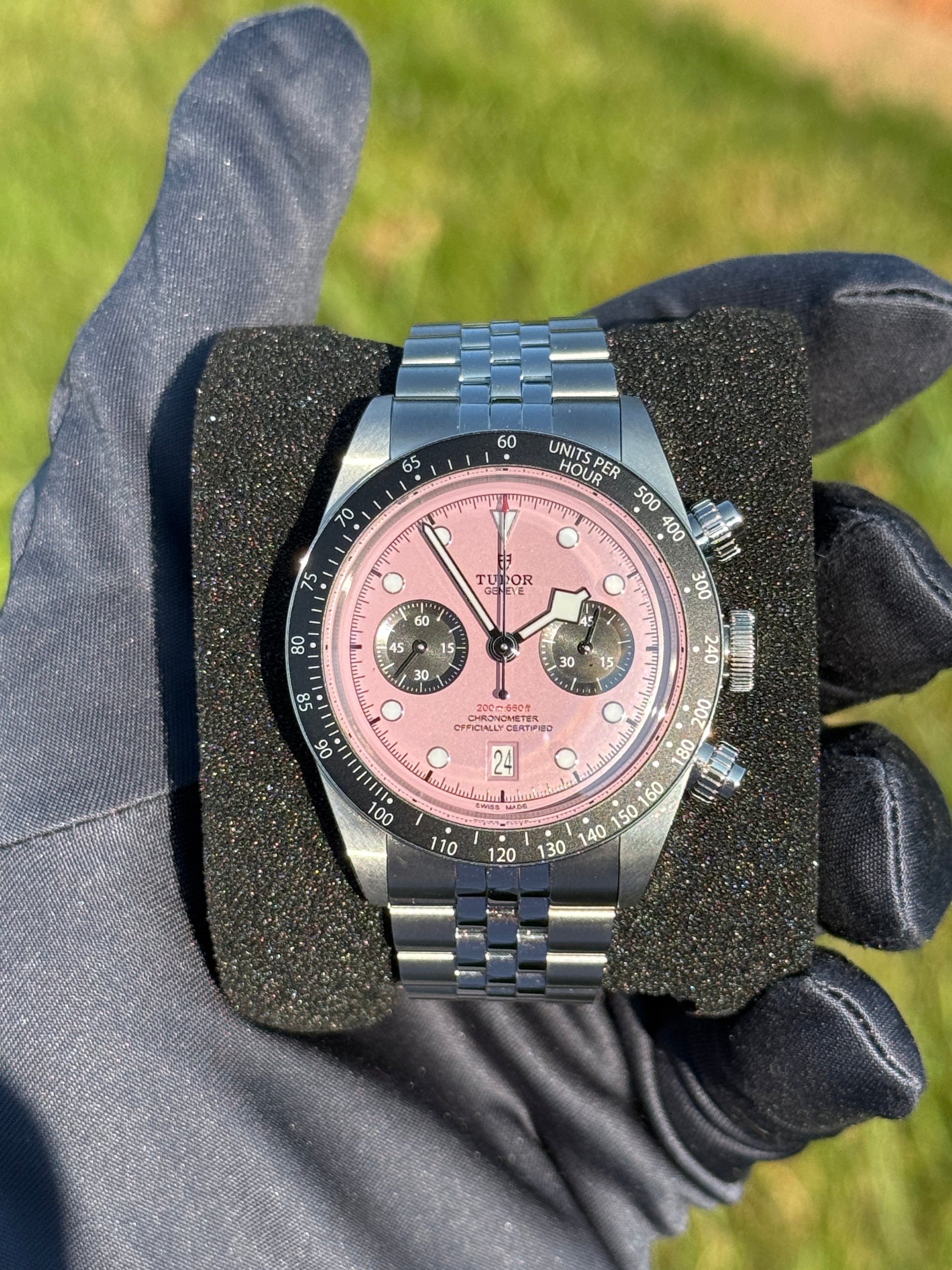 TUDOR Black Bay Chronograph 79360N stainless dial 