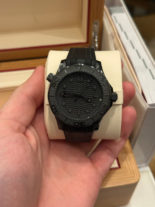 2023 Omega Seamaster Black Black Ceramic