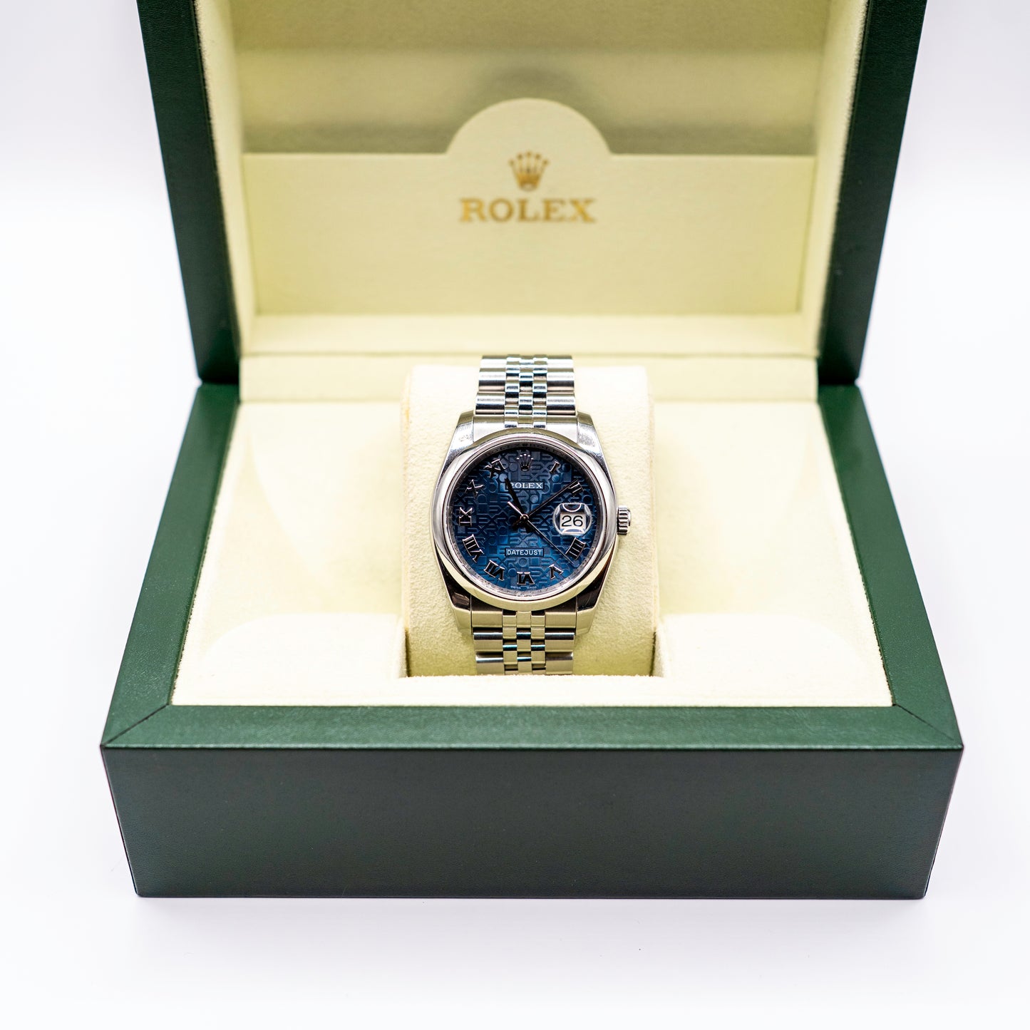 2008 Rolex Datejust 36 Roulette Computer Dial