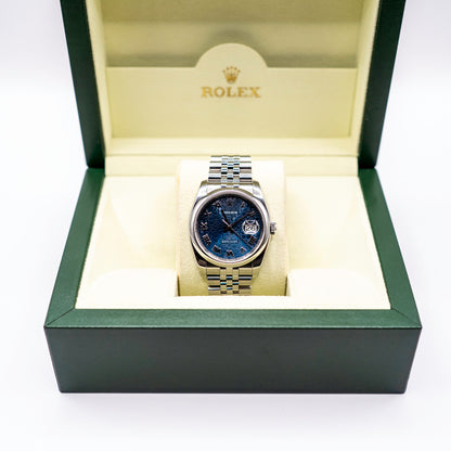2008 Rolex Datejust 36 Roulette Computer Dial