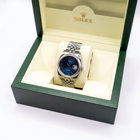 2008 Rolex Datejust 36 Roulette Computer Dial