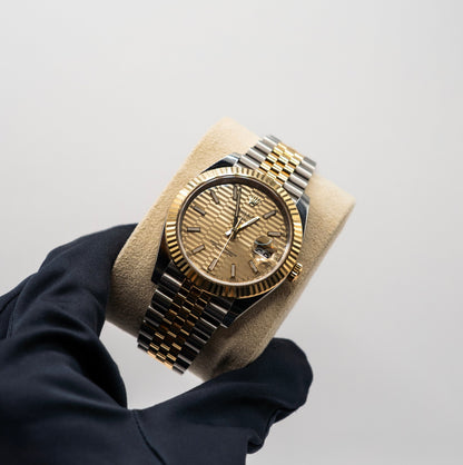 2023 Rolex Datejust 41mm Y/G Motif Dial