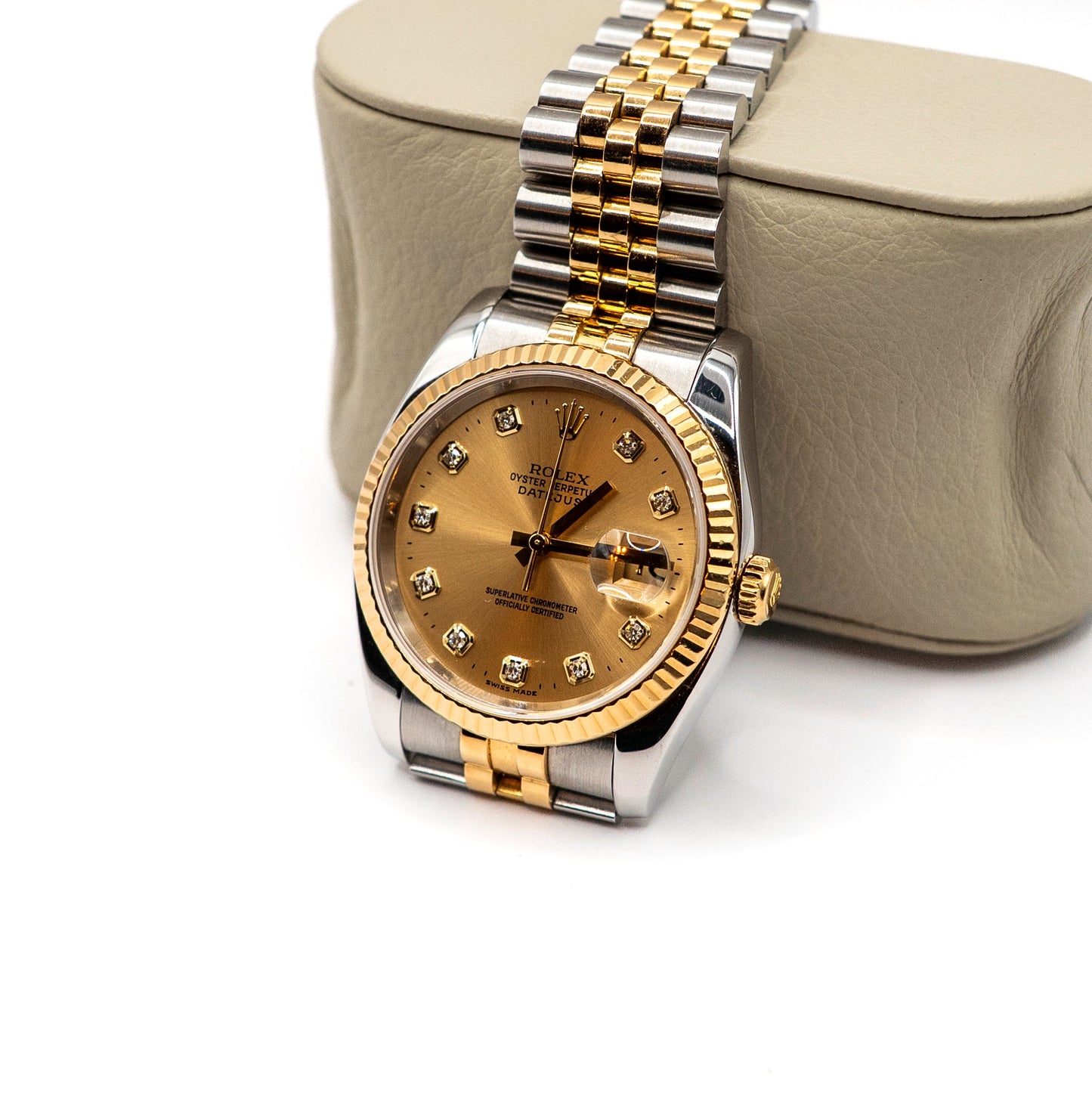 2005 Rolex Datejust 36 116233 Diamond Dial