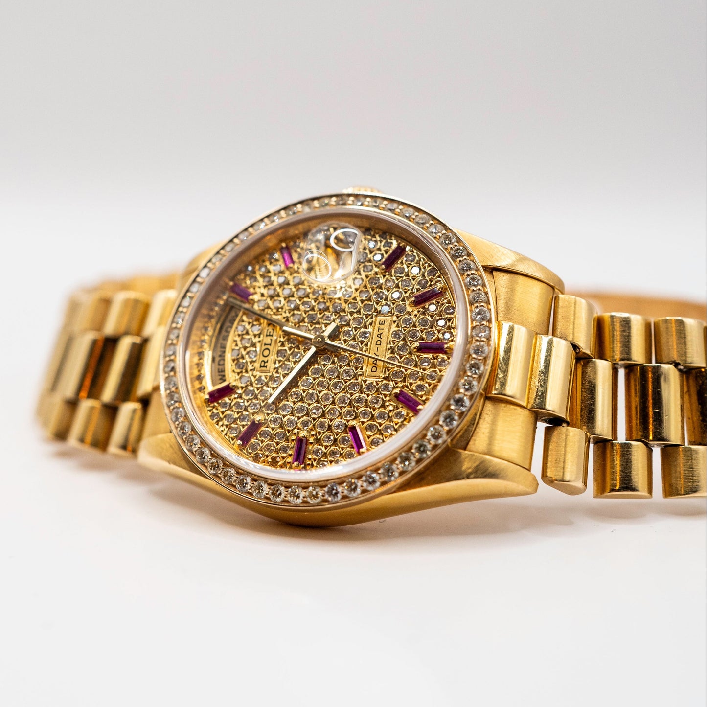 1990’s Rolex day date 36 diamond dial and bezel