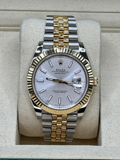 2025 Rolex Datejust 41 Two-Tone Silver Dial 126333