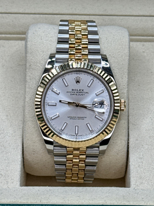 2025 Rolex Datejust 41 Two-Tone Silver Dial 126333