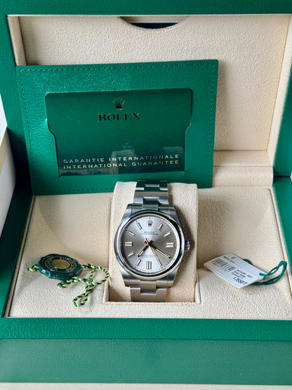 2023 Rolex Oyster Perpetual 41mm Silver