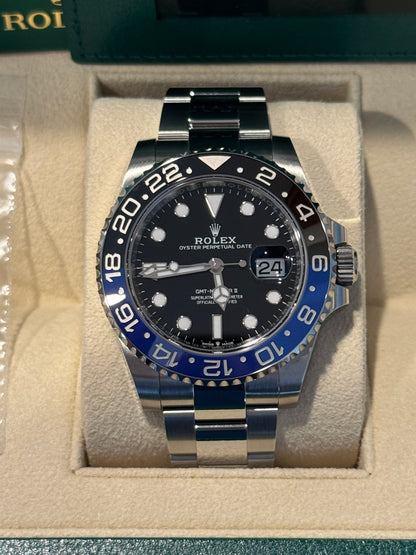 Unworn 2023 Rolex GMT-Master ii “Batman” 126710BLNR
